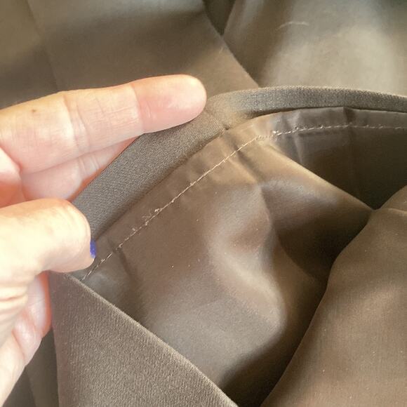 Talbots Wool Wide Leg Lined Trousers, Size 8 - Picture 8 of 11